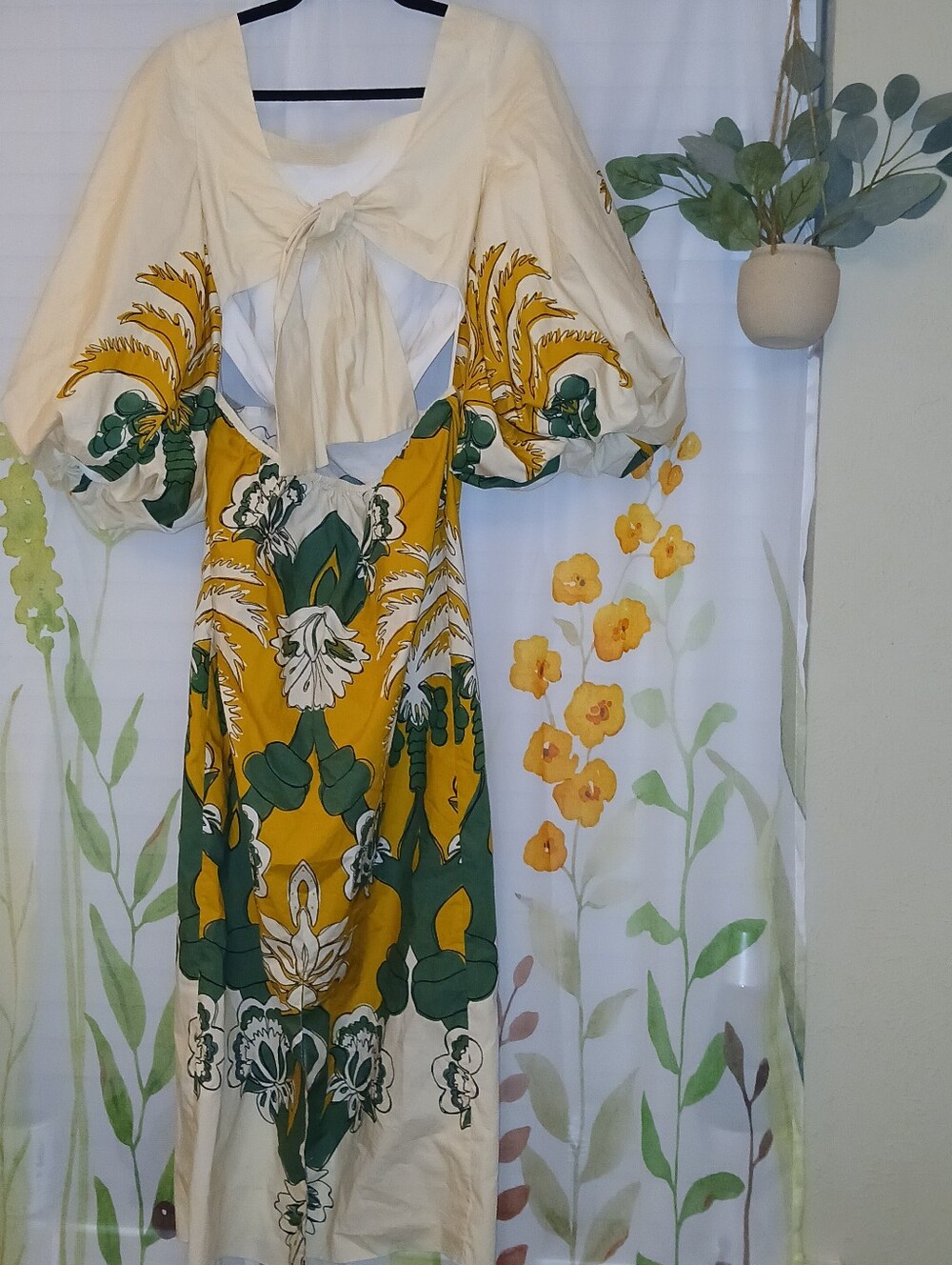 Johanna Ortiz Lotus Jewel Midi Dress 6 - Picture 2 of 14